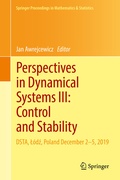 Cover: Perspectives in Dynamical Systems III: Control and Stability - Springer