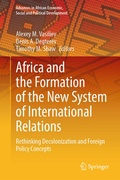Cover: Africa and the Formation of the New System of International Relations - Springer