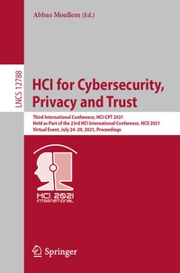 Abbildung von: HCI for Cybersecurity, Privacy and Trust - Springer