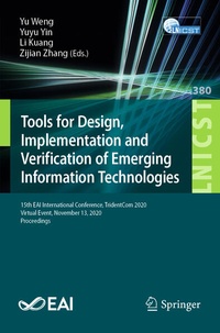Enlarge image Cover: Tools for Design, Implementation and Verification of Emerging Information Technologies - Springer