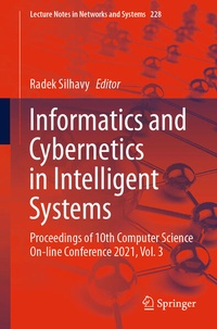 Enlarge image Cover: Informatics and Cybernetics in Intelligent Systems - Springer