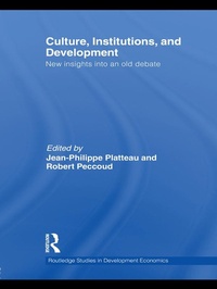 Enlarge image Cover: Culture, Institutions, and Development - Routledge