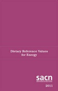 Cover: Dietary reference values for energy - TSO