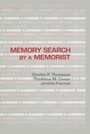 Cover: Memory Search By A Memorist - Psychology Press Ltd