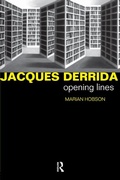 Cover: Jacques Derrida - Routledge