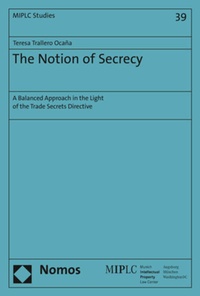 Enlarge image Cover: The Notion of Secrecy - Nomos