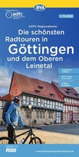 Cover: BVA ADFC Regionalkarte Die sch&ouml;nsten Radtouren in G&ouml;ttingen und dem Oberen Leinetal, mit Tagestourenvorschl&auml;gen 1:75.000 - BVA Karten und B&uuml;cher