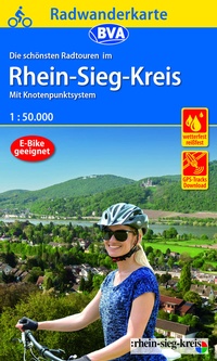 Abbildung von: Radwanderkarte BVA Radwandern im Rhein-Sieg-Kreis 1:50.000, reiß- und wetterfest, GPS-Tracks Download - BVA BikeMedia