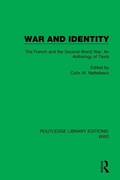Cover: War and Identity - Routledge