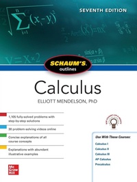 Enlarge image Cover: Schaum's Outline of Calculus, Seventh Edition - McGraw-Hill Education