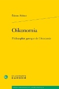 Cover: Oikonomia - Classiques Garnier