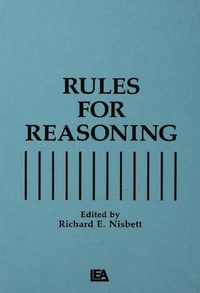 Enlarge image Cover: Rules for Reasoning - Psychology Press Ltd