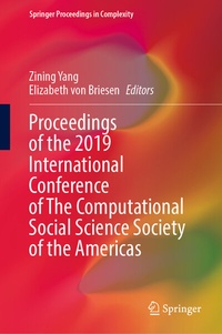 Abbildung von: Proceedings of the 2019 International Conference of The Computational Social Science Society of the Americas - Springer