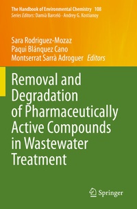 Abbildung von: Removal and Degradation of Pharmaceutically Active Compounds in Wastewater Treatment - Springer