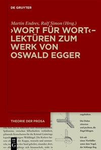 Enlarge image Cover: >Wort für Wort< - Lektüren zum Werk von Oswald Egger - De Gruyter