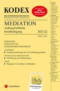 Enlarge image Cover: KODEX Mediation - LexisNexis Verlag ARD ORAC GmbH