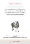 Bild: Softwareadaptation und Evaluation des H&auml;matologiesystems ProCyte Dx f&uuml;r die Tierart Schaf mit Auswertung von Einflusgr&ouml;&szlig;en auf die ovine H&auml;matologie - VVB Laufersweiler Verlag
