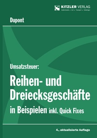 Abbildung von: Umsatzsteuer: Reihen- und Dreiecksgeschäfte - Kitzler Verlag GmbH