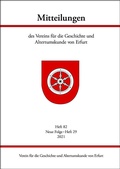 Cover: Mitteilungen des Vereins f&uuml;r die Geschichte und Altertumskunde von Erfurt, Heft 82 - Schmidt, Philipp