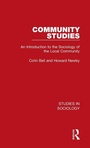 Cover: Community Studies - Routledge