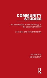Enlarge image Cover: Community Studies - Routledge