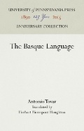 Cover: The Basque Language - University of Pennsylvania Press