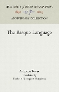 Enlarge image Cover: The Basque Language - University of Pennsylvania Press