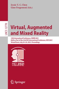 Enlarge image Cover: Virtual, Augmented and Mixed Reality - Springer