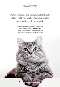Abbildung von: Charakterisierung der Gerinnungsreaktion bei Katzen mit hypertropher Kardiomyopathie verschiedenen Schweregrads - VVB Laufersweiler Verlag