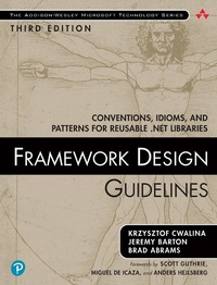 Abbildung von: Framework Design Guidelines - Addison Wesley