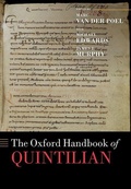 Cover: The Oxford Handbook of Quintilian - Oxford University Press