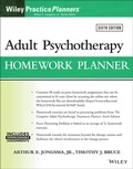 Cover: Adult Psychotherapy Homework Planner - Wiley