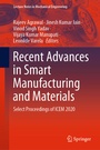 Cover: Recent Advances in Smart Manufacturing and Materials - Springer