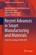 Cover: Recent Advances in Smart Manufacturing and Materials - Springer