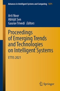 Enlarge image Cover: Proceedings of Emerging Trends and Technologies on Intelligent Systems - Springer