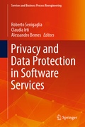 Cover: Privacy and Data Protection in Software Services - Springer
