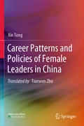 Cover: Career Patterns and Policies of Female Leaders in China - Springer