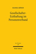Abbildung von: Gesellschafter-Exithaftung im Personenverband - Mohr Siebeck