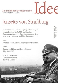 Abbildung von: Zeitschrift für Ideengeschichte Heft XV/2 Sommer 2021 - C.H.BECK