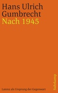 Cover: Nach 1945 - Suhrkamp