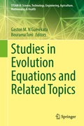 Cover: Studies in Evolution Equations and Related Topics - Springer