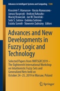 Cover: Advances and New Developments in Fuzzy Logic and Technology - Springer