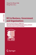 Cover: HCI in Business, Government and Organizations - Springer