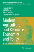 Cover: Modern Agricultural and Resource Economics and Policy - Springer