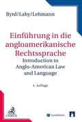 Cover: Einf&uuml;hrung in die anglo-amerikanische Rechtssprache - LexisNexis Verlag ARD ORAC GmbH