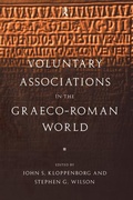 Cover: Voluntary Associations in the Graeco-Roman World - Routledge