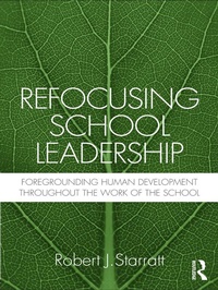 Enlarge image Cover: Refocusing School Leadership - Routledge