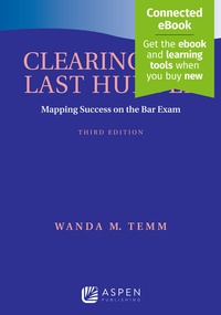 Enlarge image Cover: Clearing the Last Hurdle - Aspen Publishing