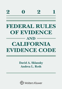 Abbildung von: Federal Rules of Evidence and California Evidence Code - Aspen Publishing