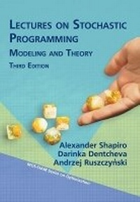 Enlarge image Cover: Lectures on Stochastic Programming - Society for Industrial & Applied Mathematics,U.S.